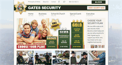 Desktop Screenshot of gatessecurity.com